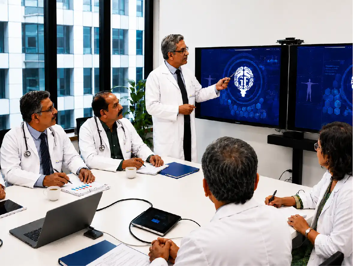 Multidisciplinary tumour board meeting